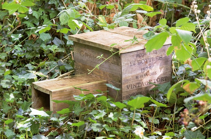 How to make a hedgehog house - the finished hedgehog house How to make a hedgehog house - the finished hedgehog house